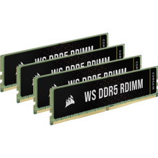 Corsair DDR5 - 128GB - 5600 - CL - 40 ECC (4x 32 GB) Quad Kit, RAM (black, CMA128GX5M4B5600C40, WS, INTEL XMP)