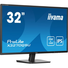 Iiyama ProLite X3270QSU-B1, LED monitor - 31.5 - black (matt), WQHD, IPS, HDMI, DP, 100Hz panel