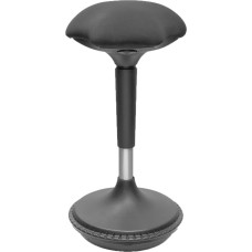 Digitus Ergonomic Office Stool / Standing Aid DA-90422, Chair (black, height adjustable, for more dynamic sitting / standing)