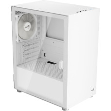 Aerocool CS-111-G-WT-v1, tower case (white, tempered glass)