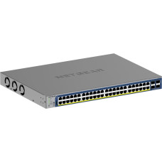 Netgear GS752TXP, Switch (grey, 390W PoE Budget)