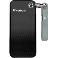 Verbatim Pocket SSD 1 TB USB Veids-C 3.2 Gen 2 (3.1 Gen 2) Melns, Pelēks