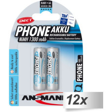 Ansmann 12x2 Ansmann maxE NiMH bat. Mignon AA 1300 mAh DECT PHONE