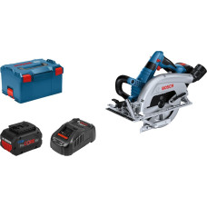 Bosch cordless circular saw BITURBO GKS 18V-70 L Professional (blue/black, 2x Li-Ion battery ProCORE18V 5.5Ah, in L-BOXX)