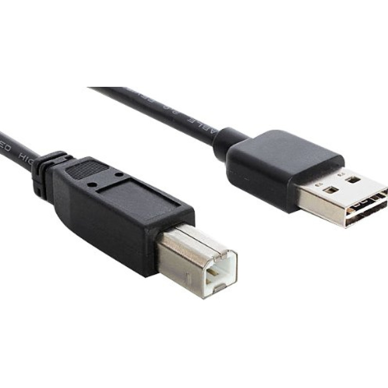 Delock Kabel EASY USB 2.0-A> B Plug/Plug 2m