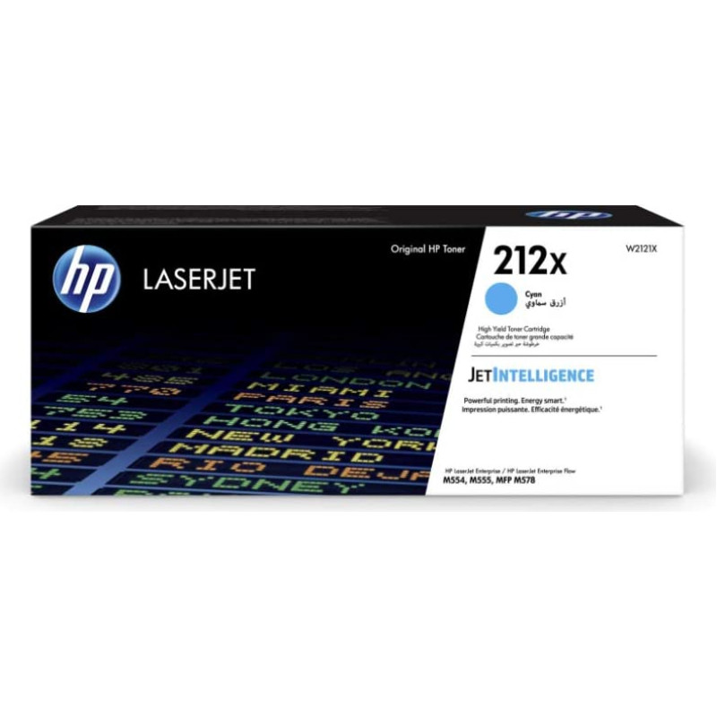 HP 212X Toner Cyan W2121X