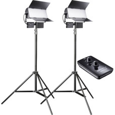 Walimex Pro Sirius 160 LED 65W Daylight 2-Pack with Tripods