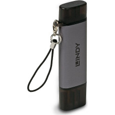 Lindy MEMORY READER USB3.2 C & A SD/43335 LINDY