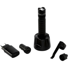 Maglite Mag-Tac Rechargeable plain bezel schwarz