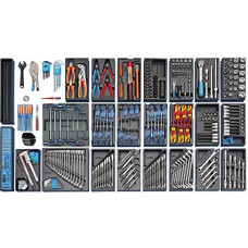 Gedore tool trolley 1500 ES-03-2004 0810 (blue / black, incl. 325 tools)