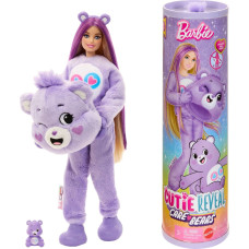 Mattel Barbie Cutie Reveal Care Bears Series - Share-friendly Bear, toy figure