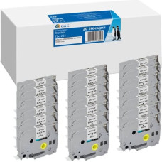 G&G 20x G&G Schriftband 12mm x 8m sw ws komp. m. Brother TZe-231