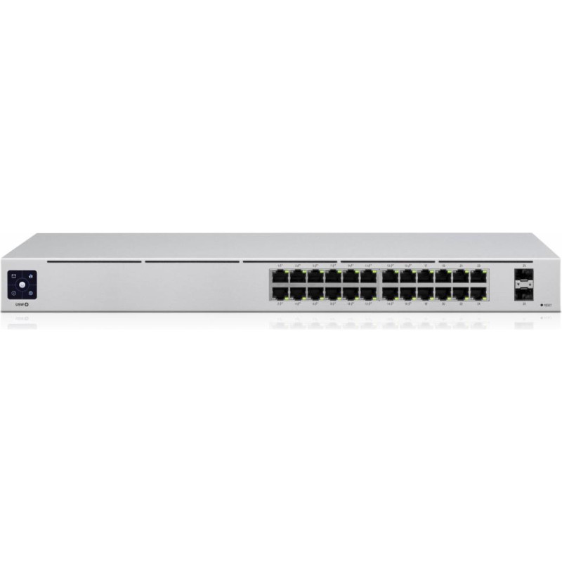 Ubiquiti Switch|UBIQUITI|USW-Pro-24-PoE|Type L3|Desktop/pedestal|Rack|24x10Base-T / 100Base-TX / 1000Base-T|2xSFP+|PoE+ ports 16|400 Watts|USW-PRO-24-POE