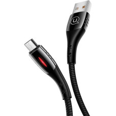 Usams USB cable Usams USB-A - microUSB 1.2 m Black (63821-uniw)