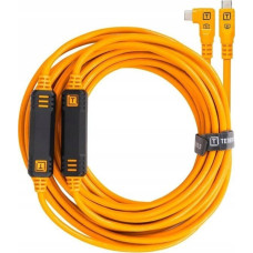 Tether Tools TetherPro USB-C auf USB-C rechter Winkel orange 9,4m