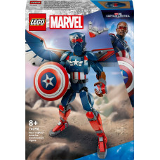 Lego 76296 Marvel Super Heroes New Captain America Building Figure, Construction Toy