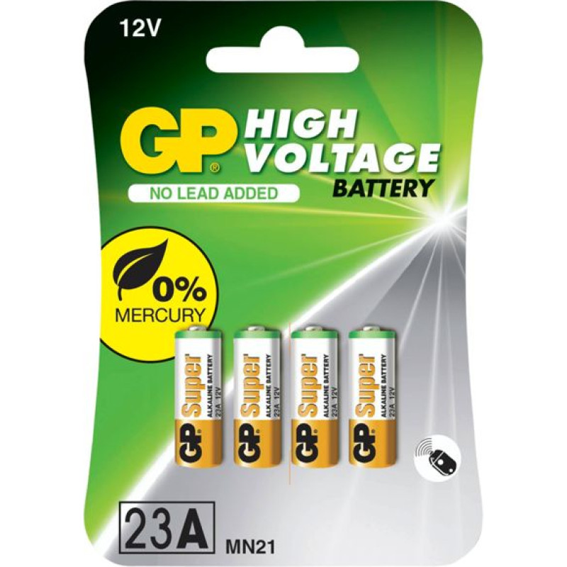 Gp Batteries 1x4 GP Alkaline 23A / MN21