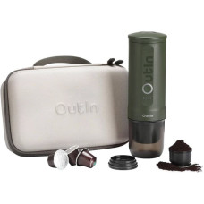 Outin Nano 7500mAh portable coffee maker set (Green) + protective case