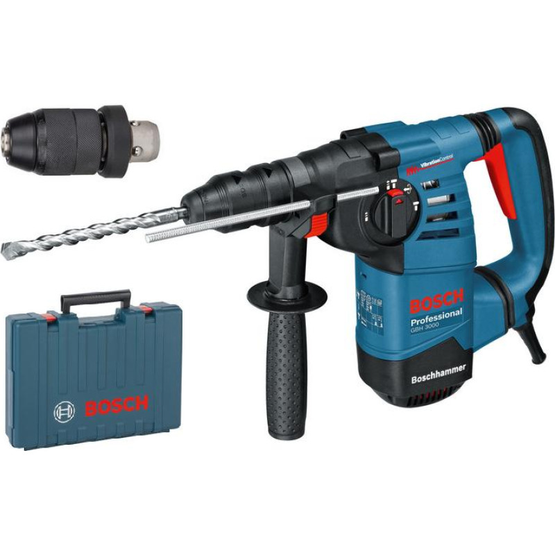 Bosch ROTARY HAMMER SDS-PLUS 800W 3,1J 3,6KG + ADDITIONAL HANDLE GBH 3000