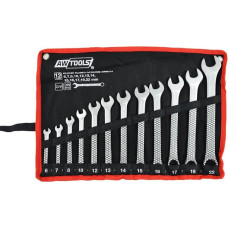 Awtools AW COMBINATION WRENCH SET 12pcs 6-22mm BLACK LINE