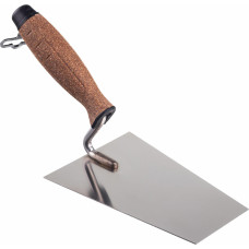 Awtools AW GROUND STEEL TRAPEZOID BUCKET TROWEL 180mm/ CORK HANDLE