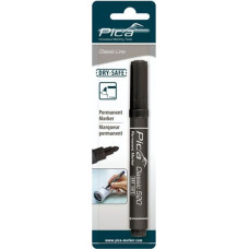 Pica-Marker Pica Permanent Marker 1-4mm, Round Tip, black, Retail Pack.