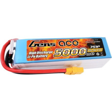 Gens Ace 5000mAh 25.9V 45C 7S1P XT90 Battery