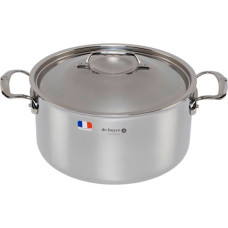 De Buyer Affinity Saucepot Stainless Steel with lid 28 cm