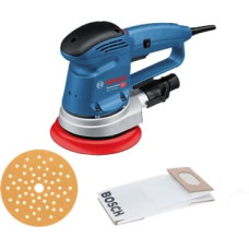 Bosch GEX 34-150 Professional Orbitālā slīpmašīna 12000 RPM 24000 svārstības minūtē Melns, Zils, Pelēks, Sarkans