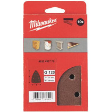 Milwaukee PAPIER ŚCIERNY DELTA 100mm x 147mm 7 OTWOR&Oacute;W P40 /10szt.