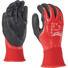 Milwaukee RĘKAWICE POWLEKANE NITRYLEM  M/8 ODPORNE NA PRZECIĘCIA POZIOM-A /12szt.