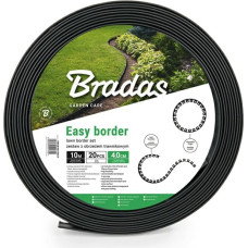 Bradas ZESTAW OBRZEŻY TRAWNIKOWYCH 40mm EASY BORDER CZARNE