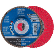 Pferd Lameļu disks SG STEELOX CO-COOL 125mm P60 PFC, Pferd