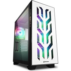 Sharkoon ELITE SHARK CA300T, big tower case (white, 2x tempered glass)