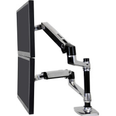 Ergotron LX Dual Side-by-Side Arm ALU - incl. Notebook holder