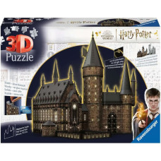 Ravensburger 3D Puzzle Hogwarts Castle - The Great Hall Night Edition