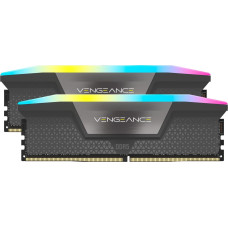 Corsair DDR5 - 32GB - 5600 - CL - 40 (2x 16 GB) dual kit, RAM (gray, CMH32GX5M2B5600Z40, Vengeance RGB, AMD EXPO)