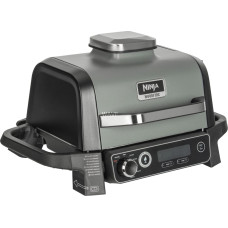 Ninja Nutri Ninja Electric Grill & Smoker Woodfire OG701EU (black/grey, 2,400 watts)