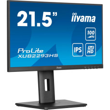 Iiyama ProLite XUB2293HS-B6, LED monitor - 21.5 - black (matt), FullHD, IPS, HDMI, DP, 100Hz panel