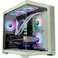 Thermaltake View 380 TG ARGB, Tower Case (Light Green, Tempered Glass x 2)