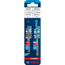 Bosch Expert HEX-9 HardCeramic + HEX-9 MultiConstruction drill bit set, ? 8mm (2-piece)