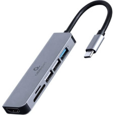 Gembird I/O ADAPTER USB-C TO HDMI/USB3/6IN1 A-CM-COMBO6-02 GEMBIRD