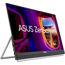 Asus ZenScreen MB229CF, LED monitor - 22 -  black/silver, FullHD, IPS, USB-C, 100Hz panel