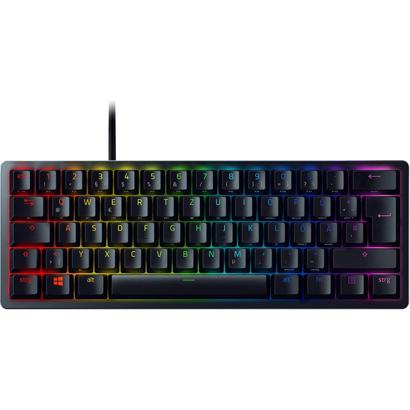 Razer DE layout - Razer Huntsman Mini, gaming keyboard (black, Razer Linear Optical (Red))