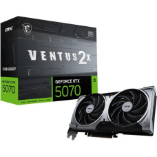 MSI Graphics Card|MSI|NVIDIA GeForce RTX 5070|12 GB|GDDR7|192 bit|PCIE 5.0 16x|Dual Slot Fansink|1xHDMI|3xDisplayPort|RTX507012GVENTUS2XOC