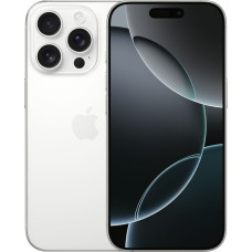Apple iPhone 16 Pro - 6.3 - 512GB (Titanium White, iOS, NON DEP)