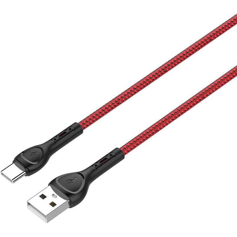 Ldnio LS482 2m USB - USB-C Cable (Red)