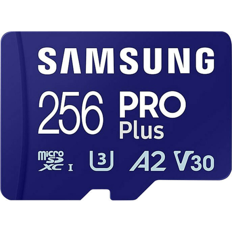 Samsung Memory card Samsung PRO Plus SDXC 256 GB U3 A2 V30 (MB-MD256SA/EU)