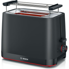 Bosch compact toaster MyMoment TAT3M123 (black, 950 watts, for 2 slices of toast)