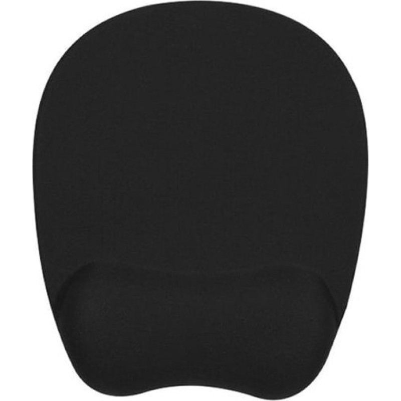 Powerton Podkładka Powerton Podkładka pod mysz, ergonomiczna, pianka zapamiętująca kształt, czarna, Powerton